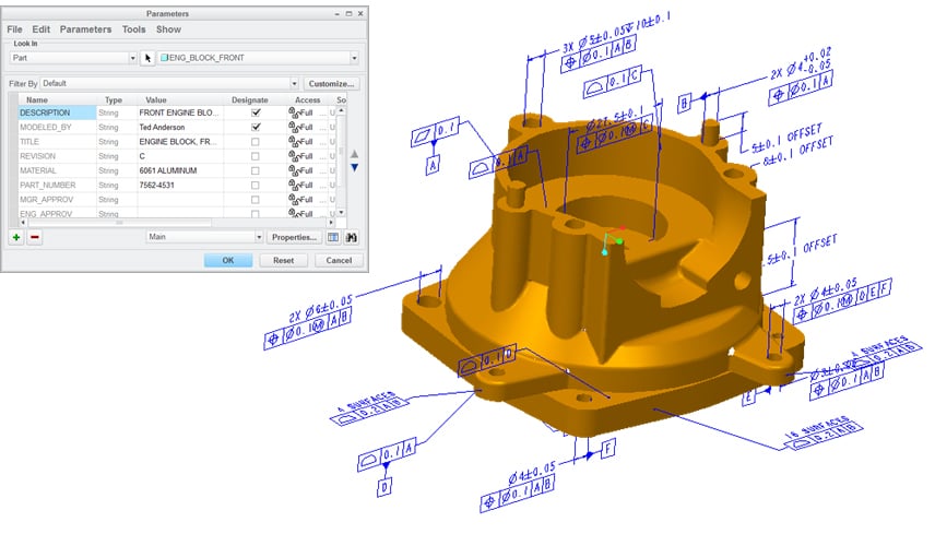 Model Definition Drawing What is Model Based Definition? | Sigmetrix